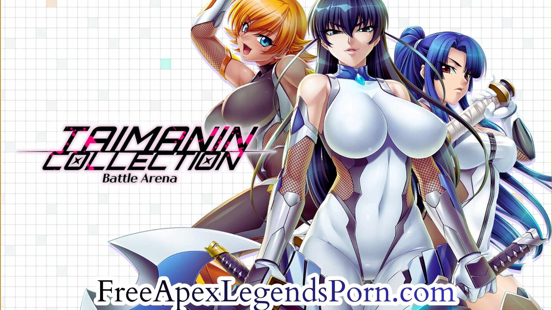 Epic battle scene from Taimanin Collection Battle Arena featuring ninja characters in action