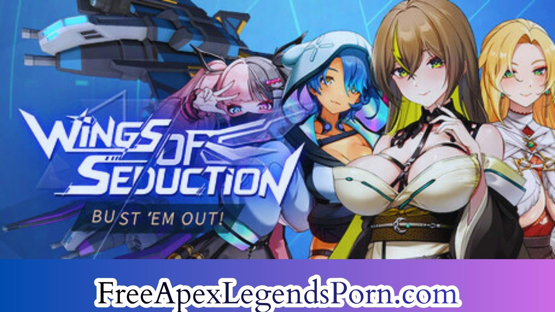 Dynamic squad shootout with clothing damage in Wings of Seduction adult roguelike