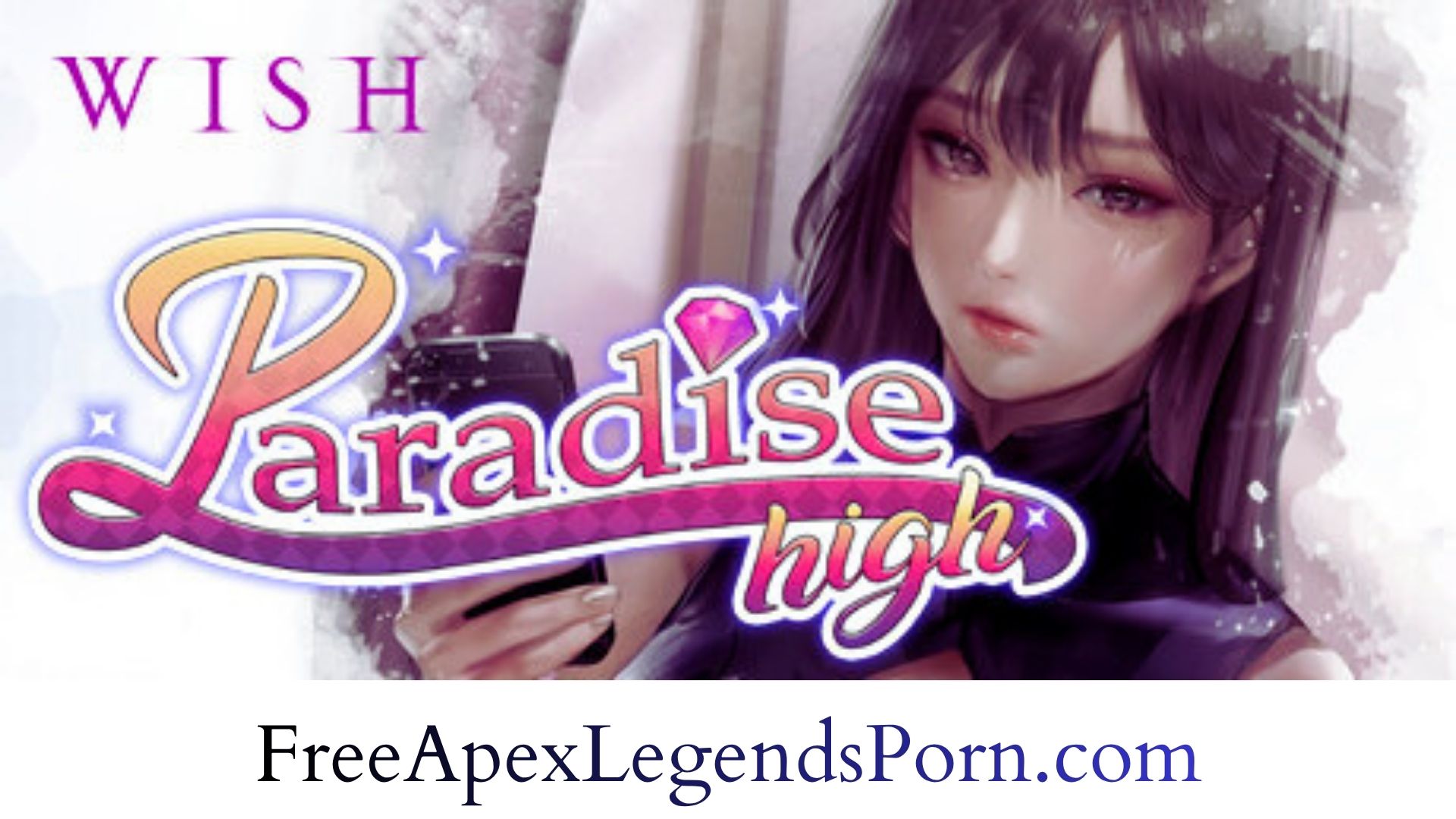 Vibrant gameplay screenshot from WISH - Paradise High featuring puzzle board and character portrait